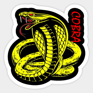 Angry Cobra Sticker